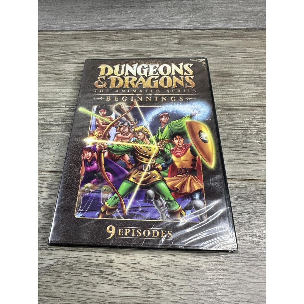 Dungeons & Dragons Animated Series Beginnings DVD Mill Creek 9 Episodes New